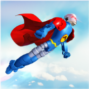 英雄机器人变形车手机版(Flying Superman Robot Transform Car)