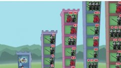 塔上有不同数字的小兵的游戏合集